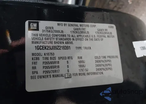 2009 Chevrolet Silverado 1500 Lt z USA, uszkodzony, nr VIN 1GCEK29J09Z218391